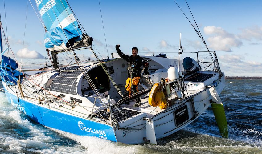 Jersey sailor sets new world record