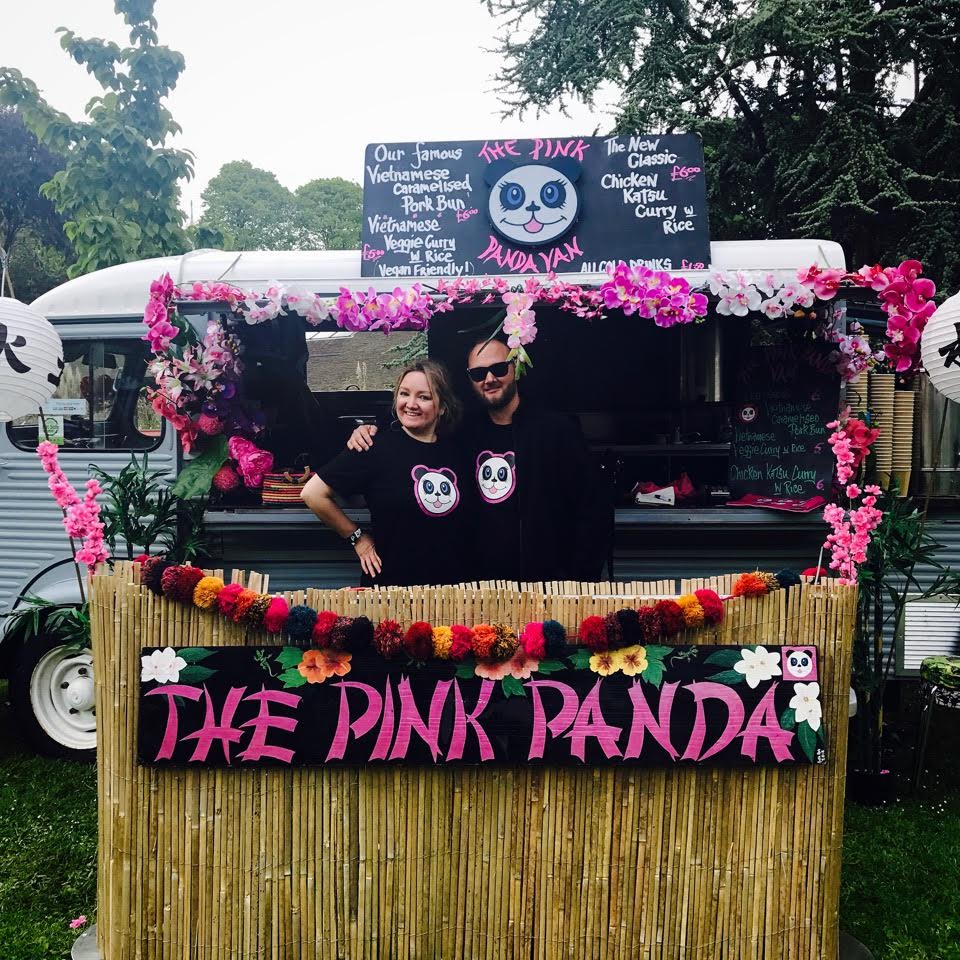 Pink panda food van 