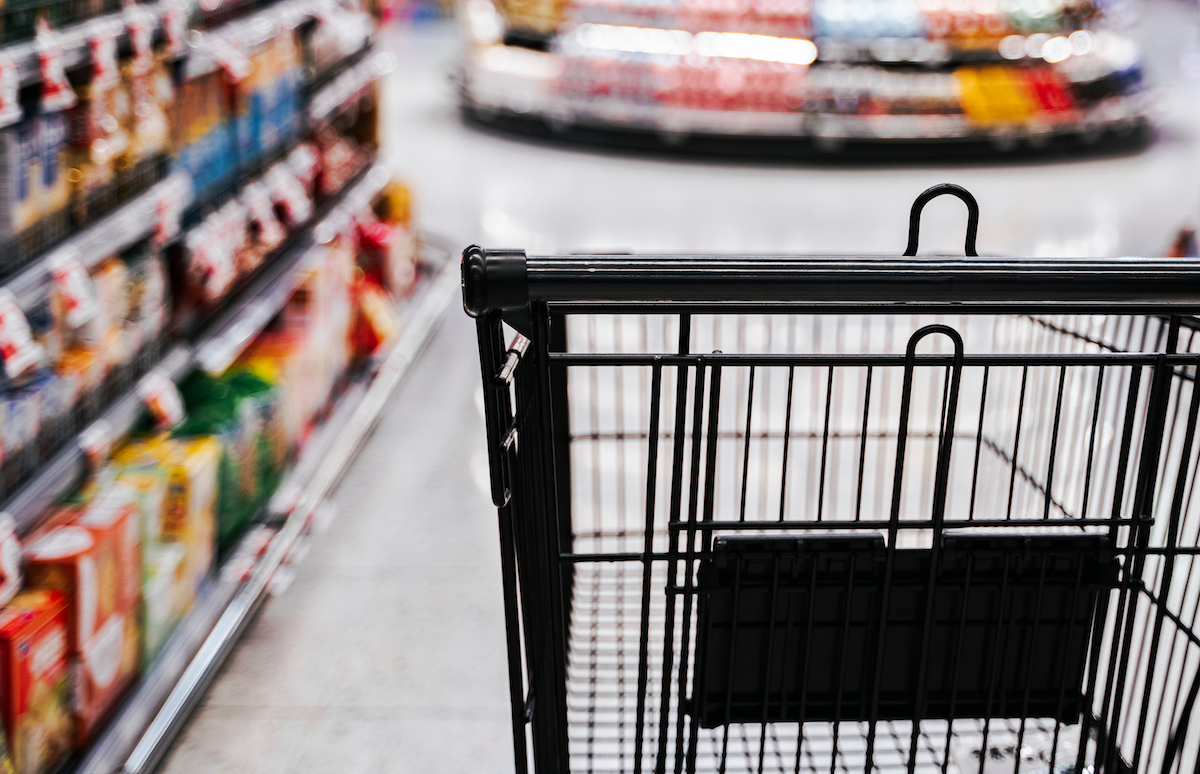 supermarket trolley