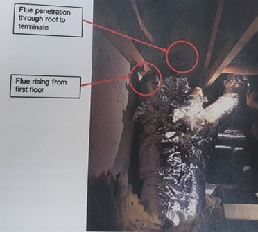 Gas Services Damaged Flue