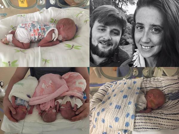 miracle triplets Rebecca Bennett Daniel Bennett