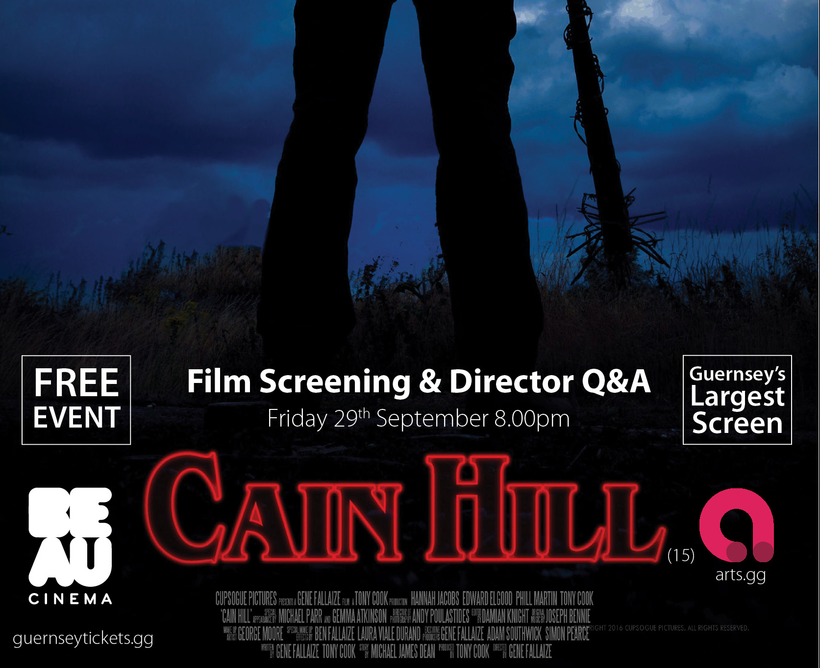 Guernsey Film Screening for Cain Hill, by local director Gene Fallaize |  Bailiwick Express Jersey