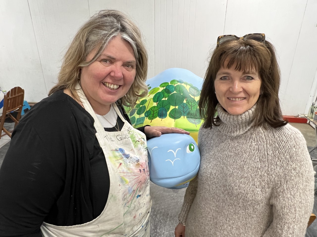 Debbie_Prosser_and_Lisa_MacDonald_with_Sanctuary_Trust_tortoise.jpg