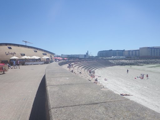 Beach near Fregate cafe and bar