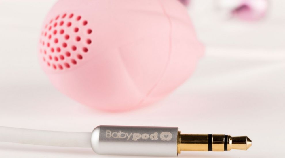 There's a speaker designed to go inside you so your unborn child can hear music