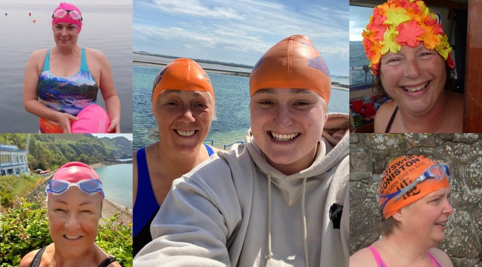 T*ts on tour! Six take on Jersey-France relay swim for animal charities