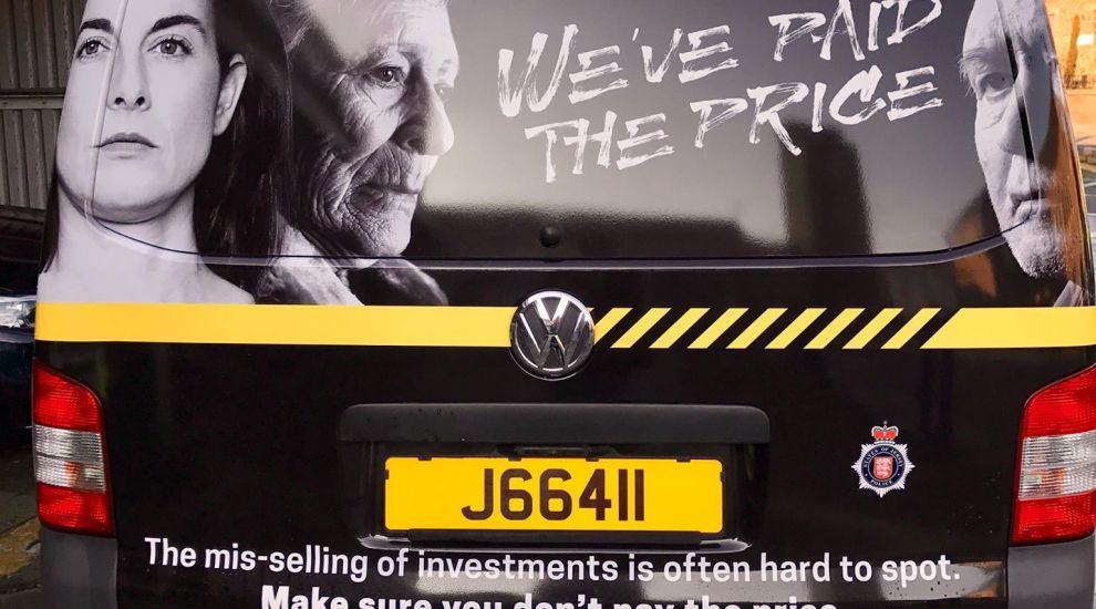 Police van drives home mis-selling message