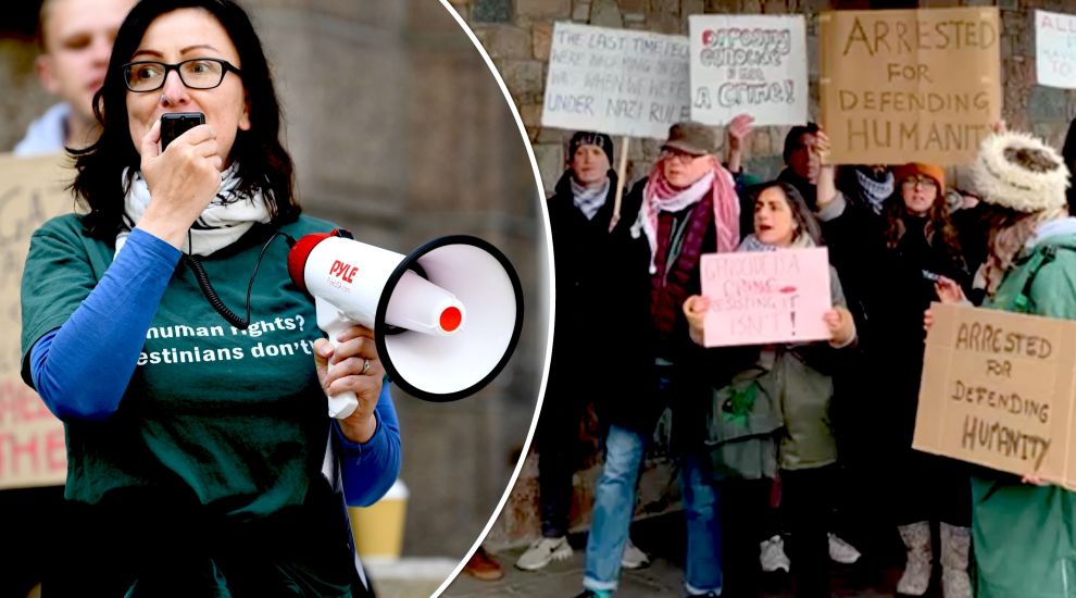 WATCH: Protesters gather as Palestine campaigner charged with terror offences