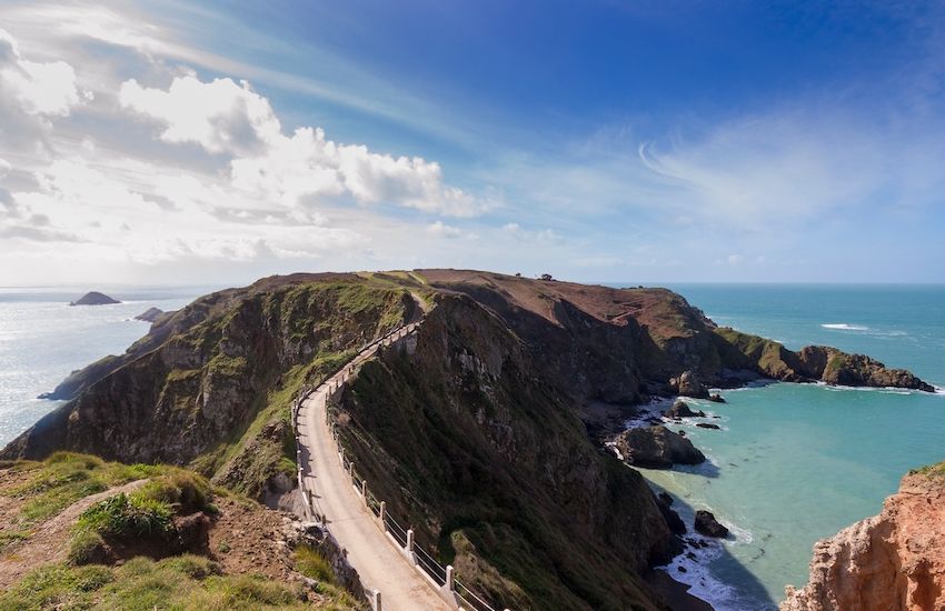 WATCH: “Large” chunk of Sark cliff falls over the weekend