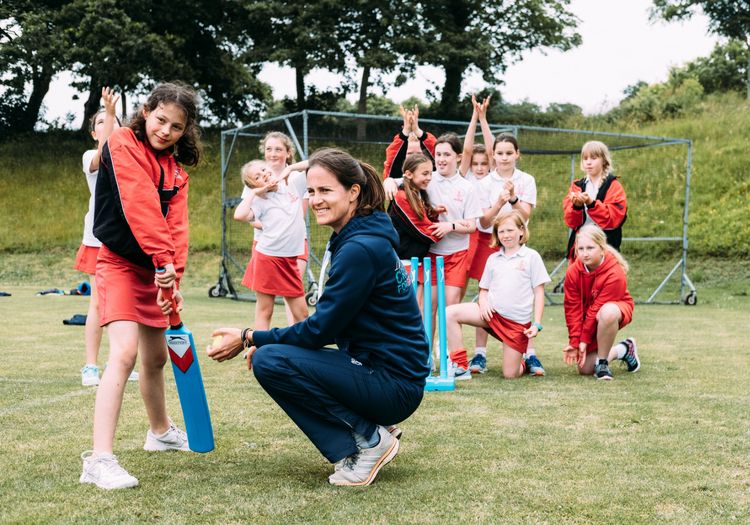 Girls not stumped by cricket competition