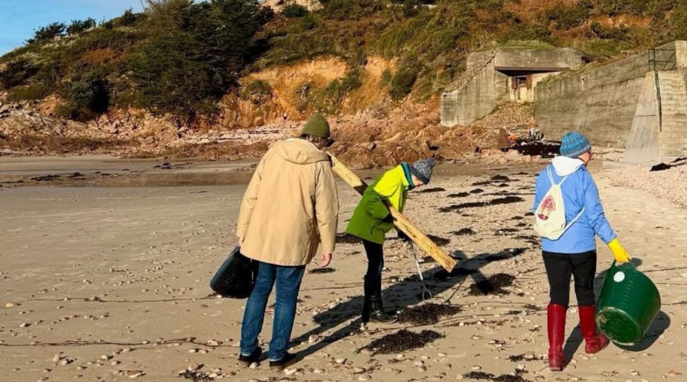 Over 40kg of rubbish collected during first beach clean of the year