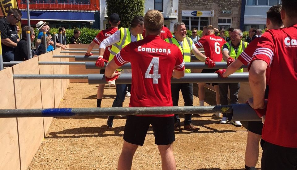 Human table football is BACK!