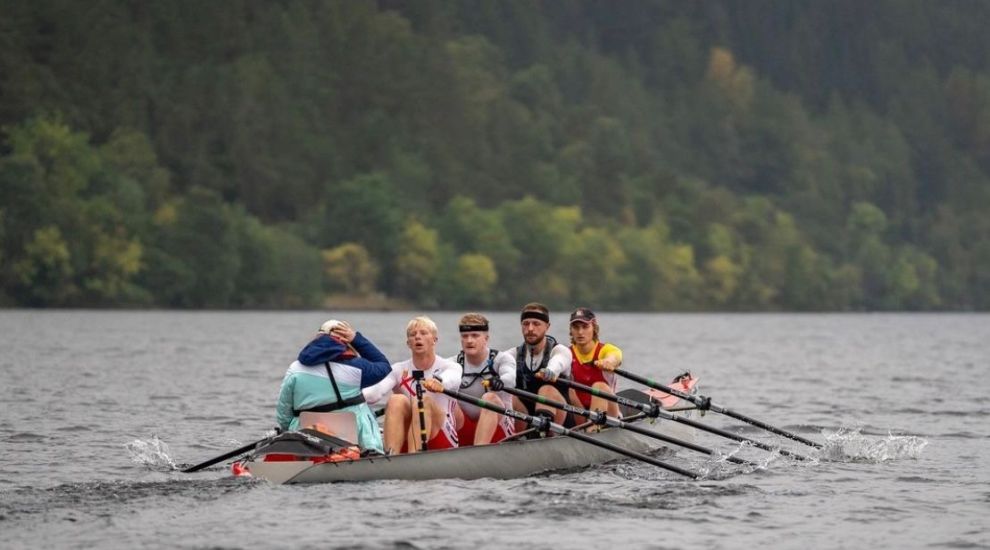 Local teams row across Loch Ness in 'monster' inter-island battle