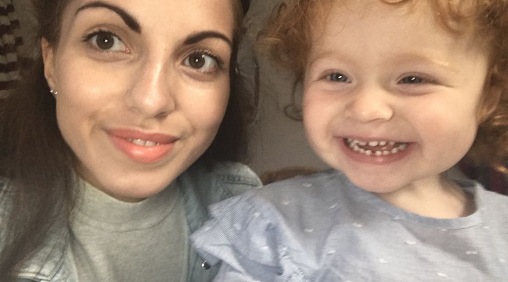 Young mum to chop long locks following daughter's brain tumour