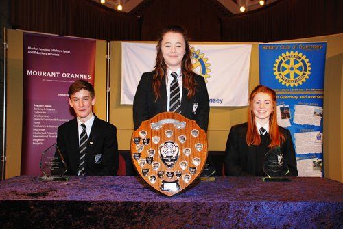 Victory for La Mare de Carteret secondary at Rotary Youth Speaks