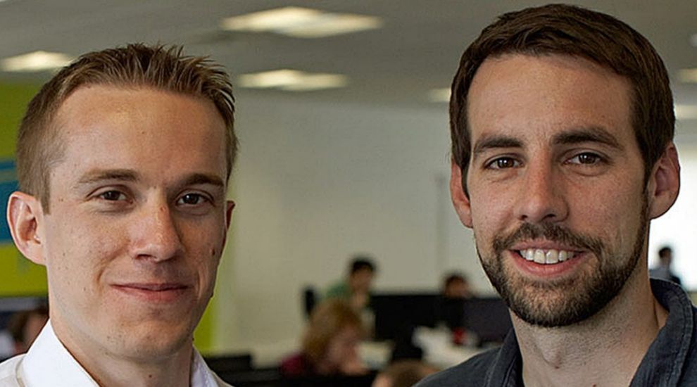 A predictive keyboard app set up by these two graduates has just been bought by Microsoft for £174 million