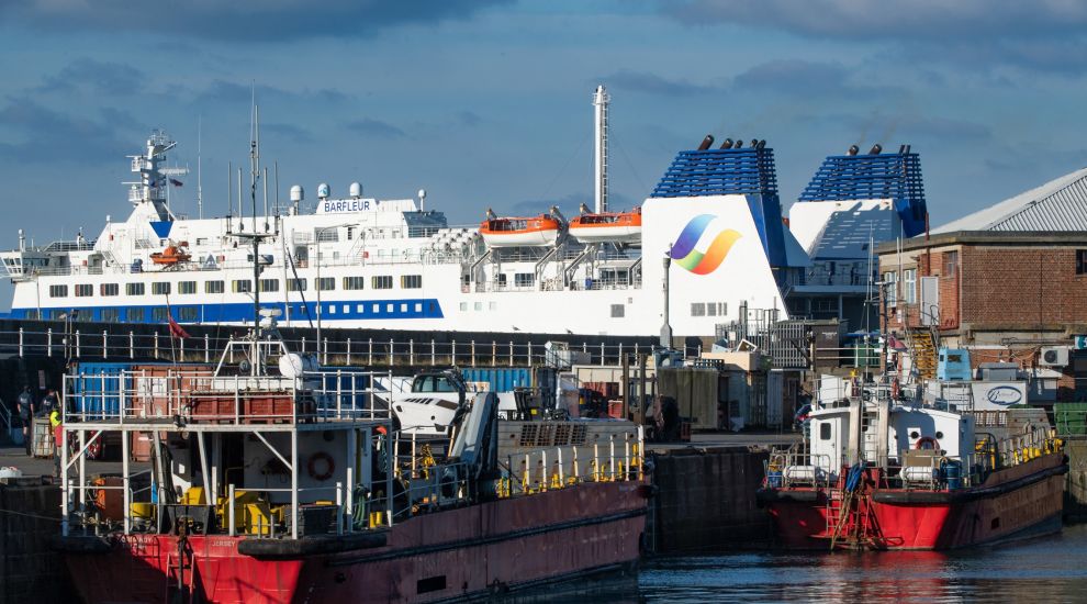 Brittany Ferries ship brings supplies to highlight Condor partnership