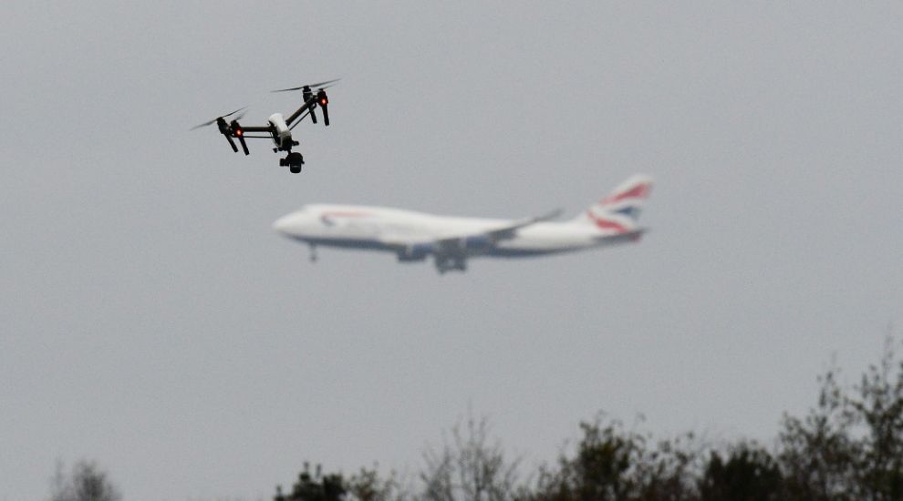 The number of drone near-misses at Heathrow has more than tripled in a year