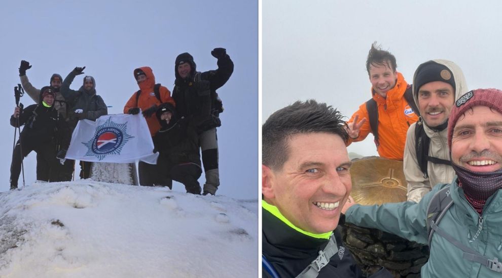 Jersey firefighters take on UK's highest mountains for disabled youngsters