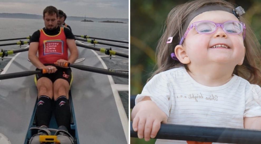 WATCH: 'All 4 Megan'! Friends get rowing for daughter with rare condition