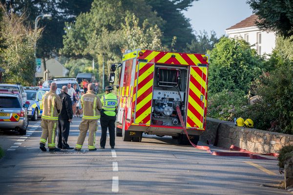 Firemen control major farm blaze