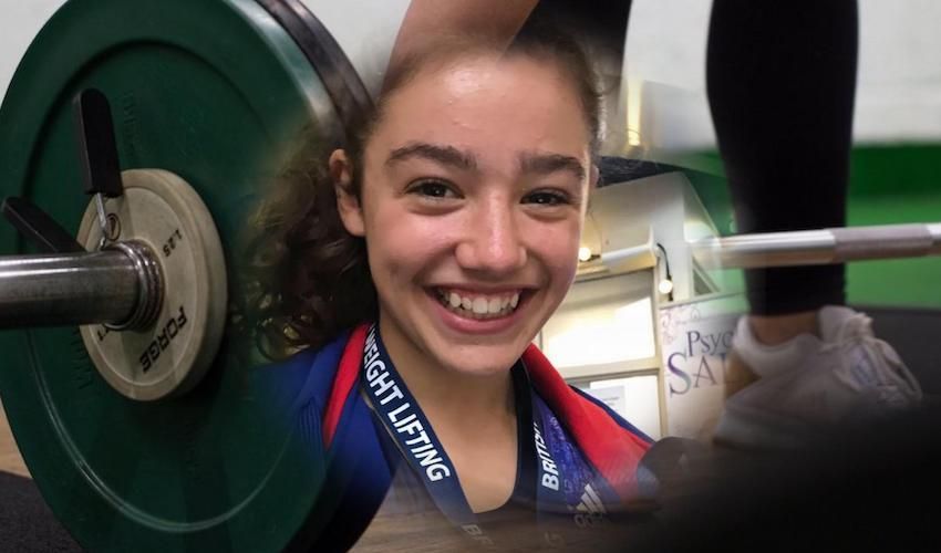 Teen weightlifter celebrates historic Team GB selection