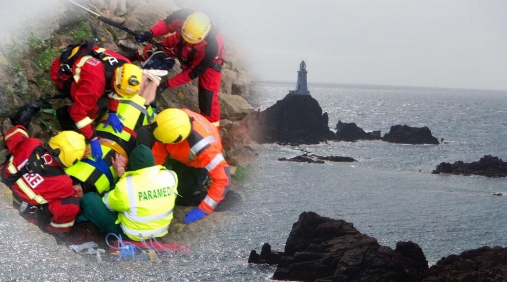 Islander falls 50ft onto lighthouse rocks