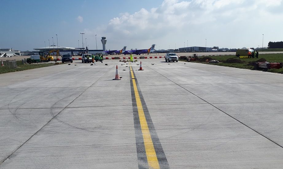 Essential works on ‘Bravo’ Taxiway at Jersey Airport now complete