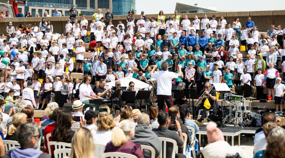 GALLERY: Over 500 children take part in outdoor singing event