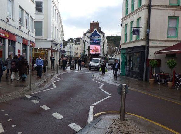 Big steps to pedestrianise town