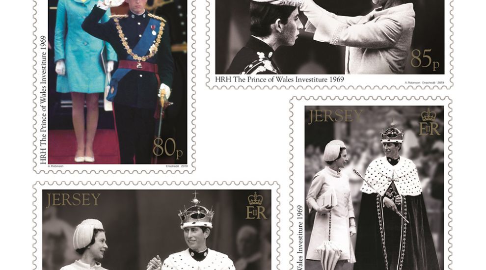 The Investiture of HRH The Prince of Wales to feature on Jersey stamps