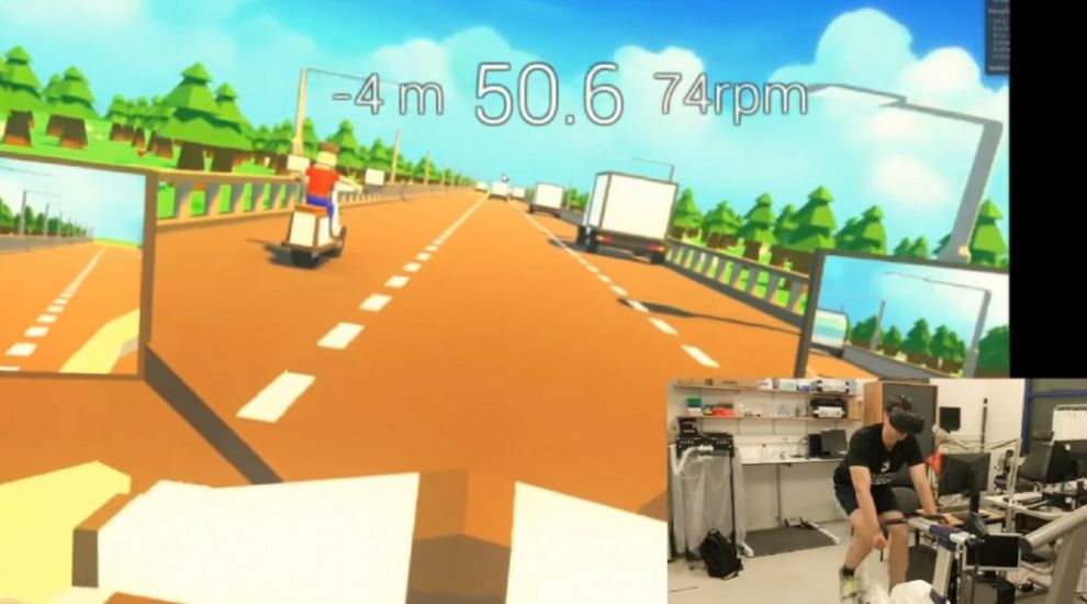 This virtual reality exercise game looks like the sort of fitness regime we could really get into