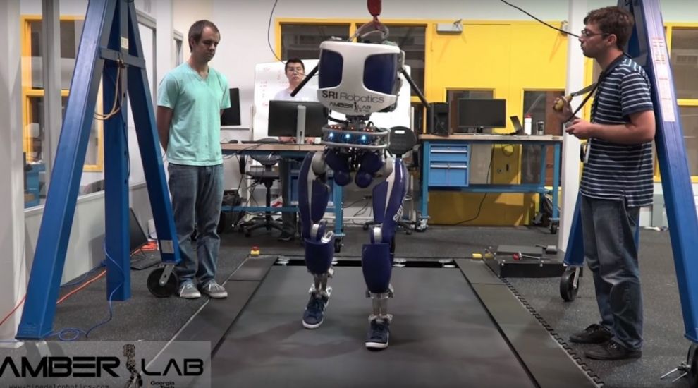 This robot has learned how to walk like a human