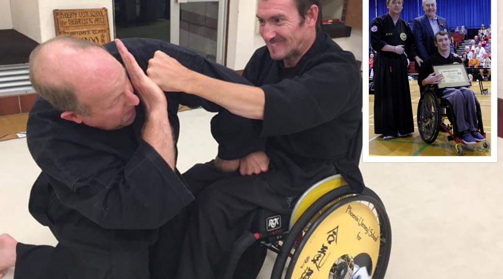 Meet the island's only disabled aikido athlete with two black belts