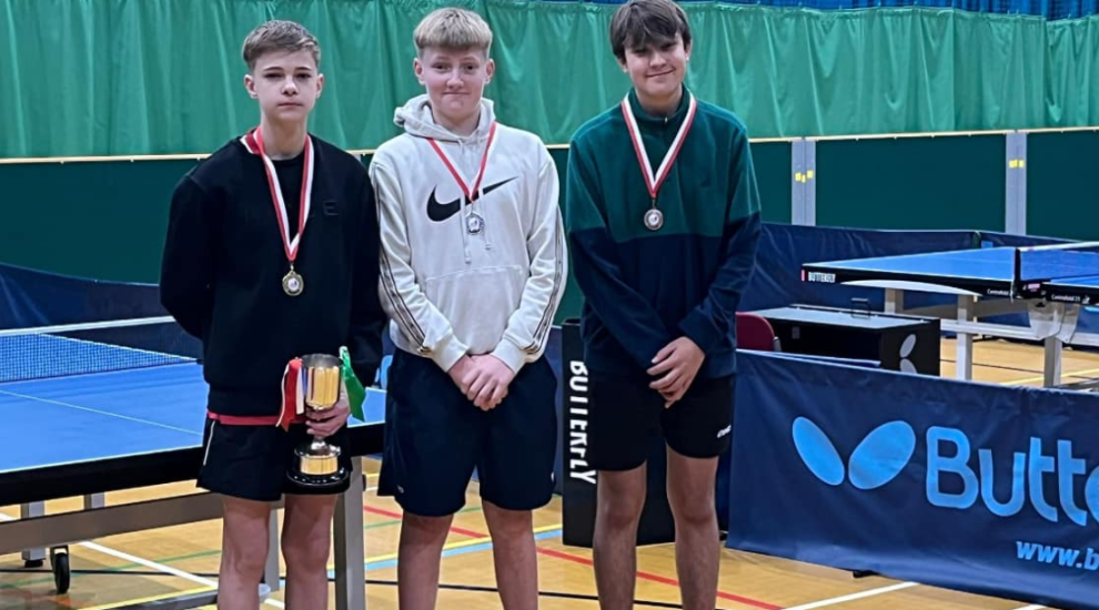 Table Tennis: Jersey dominate in CI Junior Top 12