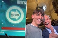 WATCH: Jersey student snaps selfie with Reform UK leader Nigel Farage