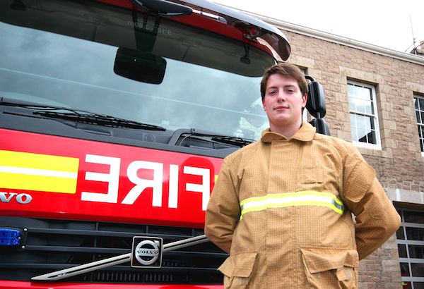 Cadet graduates to firefighter!