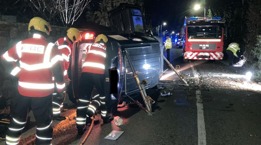 Firefighters Rescue Trapped Driver After Late-night Collision ...