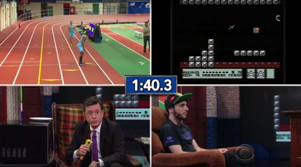 US chat show host Stephen Colbert just introduced speedrunning to the masses