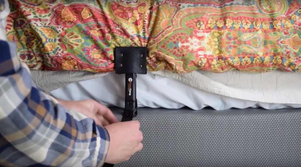 This duvet clamp could be the end of your covers being stolen at night