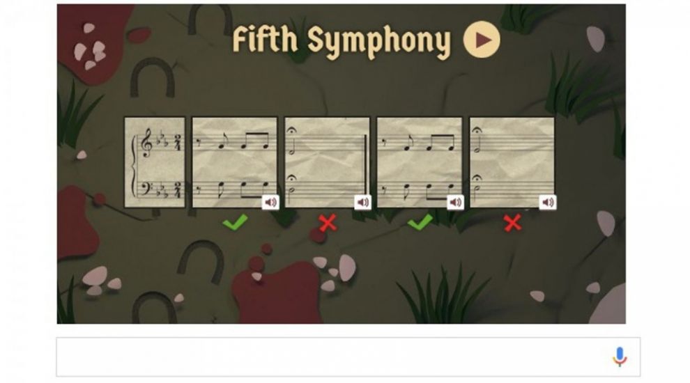 Beethoven Google Doodle marks the composer's 245th baptism anniversary