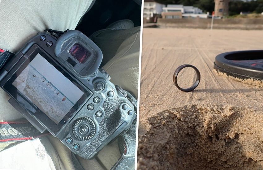 Detectorist and wedding photographer team up to find unusual ring