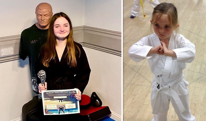 Black belt success for schoolgirl who started training age four