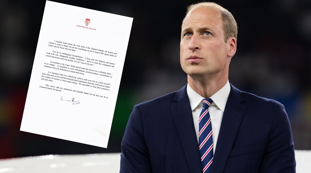 Channel Islands Air Search praised in letter from Prince William