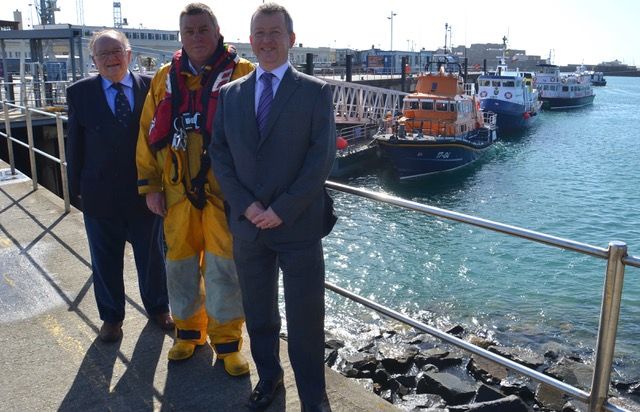 Rossborough Charity of the Year 2017, RNLI, kits out new crew members