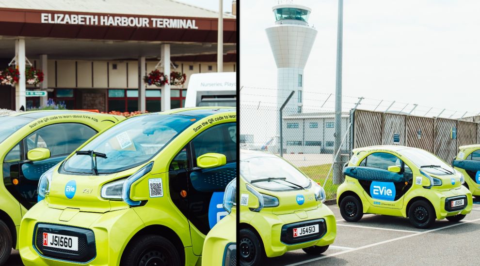 New electric car parking available at airport and ferry terminal