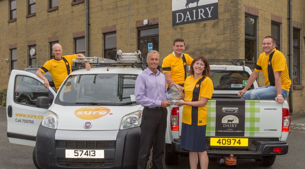 Sure employees win first Milk Run business team trophy