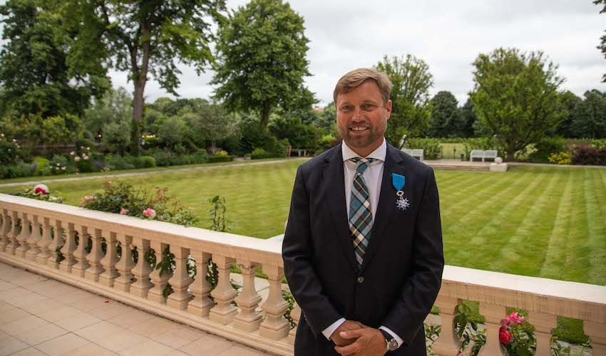 Jersey sailor awarded top honour by French Embassy