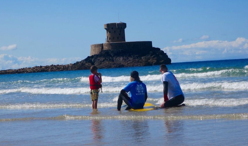 Costumes on for Halloween surfing session