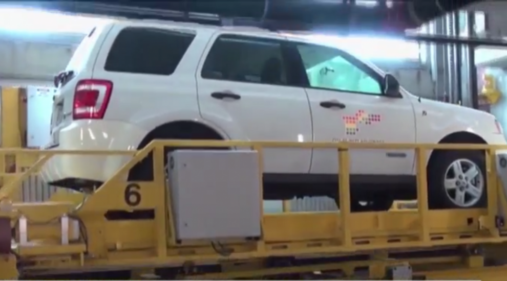 Watching this robot operated car park in action is crazy